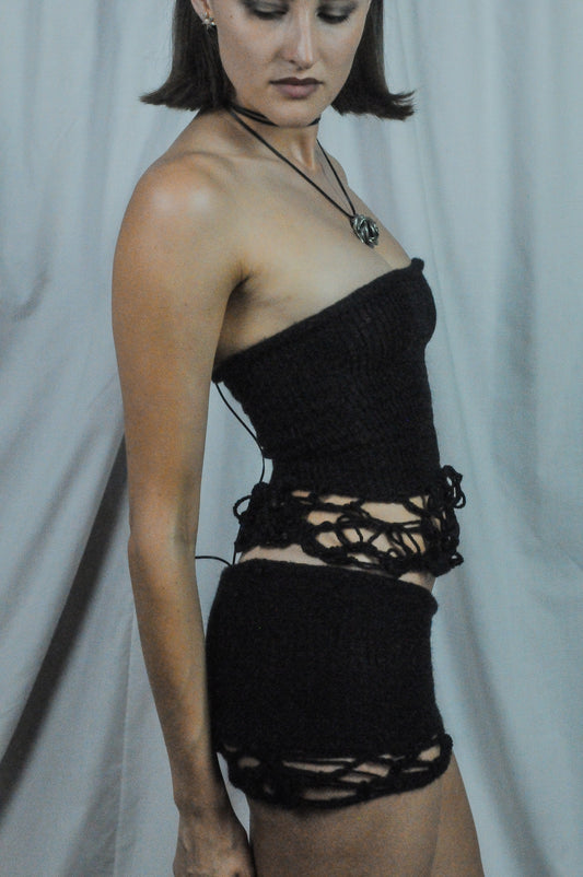 Jade Set - Black - Skirt Only